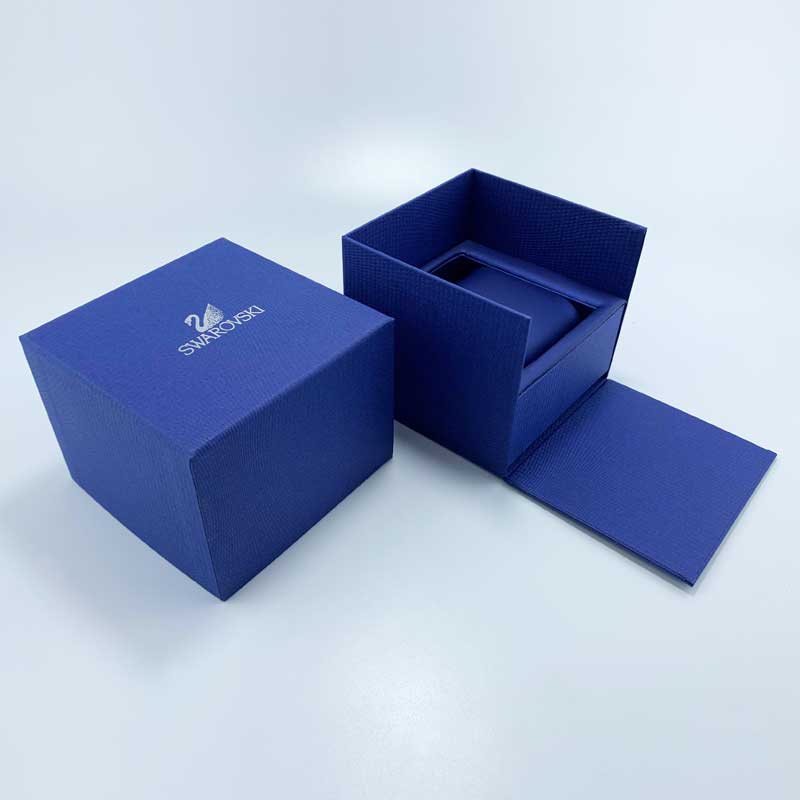 Stylish Handmade Textured Paper Watch Gift Boxes - Custom Packaging ...