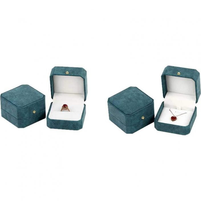 Elegance Octagon Ring Pendant Jewelry Boxes - Custom Packaging | Boxes ...