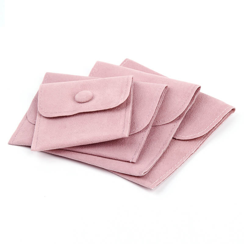 10 Pcs Velvet Bags, 9.5x7.5cm Velvet Fabric Pouches Jewelry Pouches Bags  With Iron Snap Button For Candy Gift And Bracelet Necklace Jewelery  Packaging