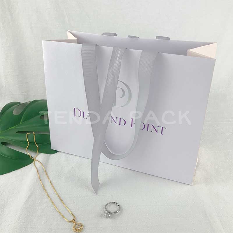 Tiffany & Co Shopping Bag Jewelry Presentation Gift Bag Blue Bag